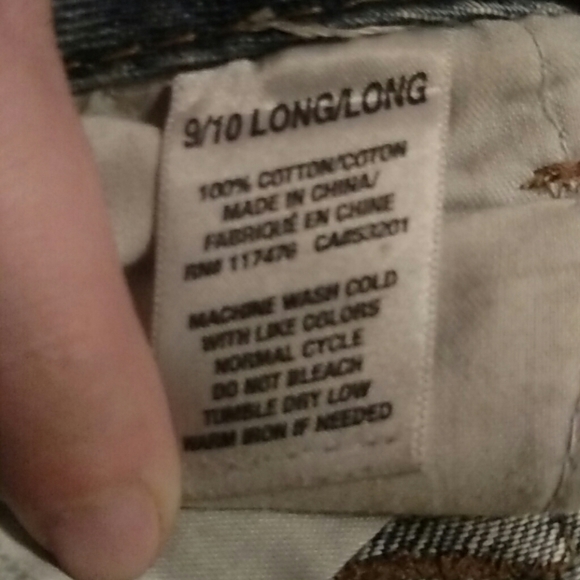 Skinny Flare Distressed Riped American Eagle Jeans - Picture 6 of 6